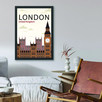 Elegant Framed MDF Wall Art, 100% MDF & Polystyrene Frame, 21.7 x 29.5 inches | UV Digital Printing | Perfect for Home Decor, Living Room & Office | Easy to Hang with Included Wall Mount