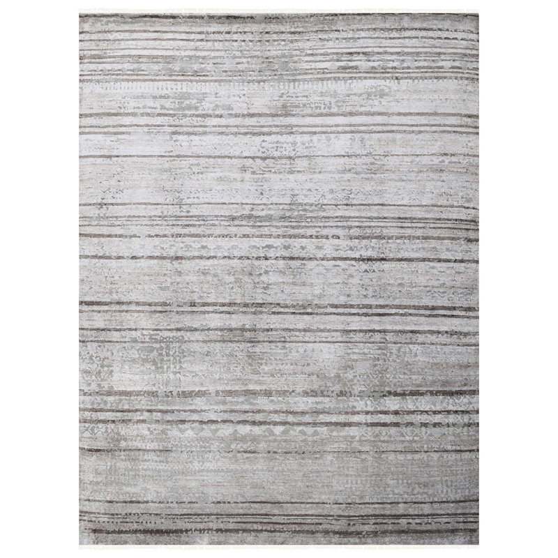 Striped Indoor Rug, Rectangle 8' x 10'