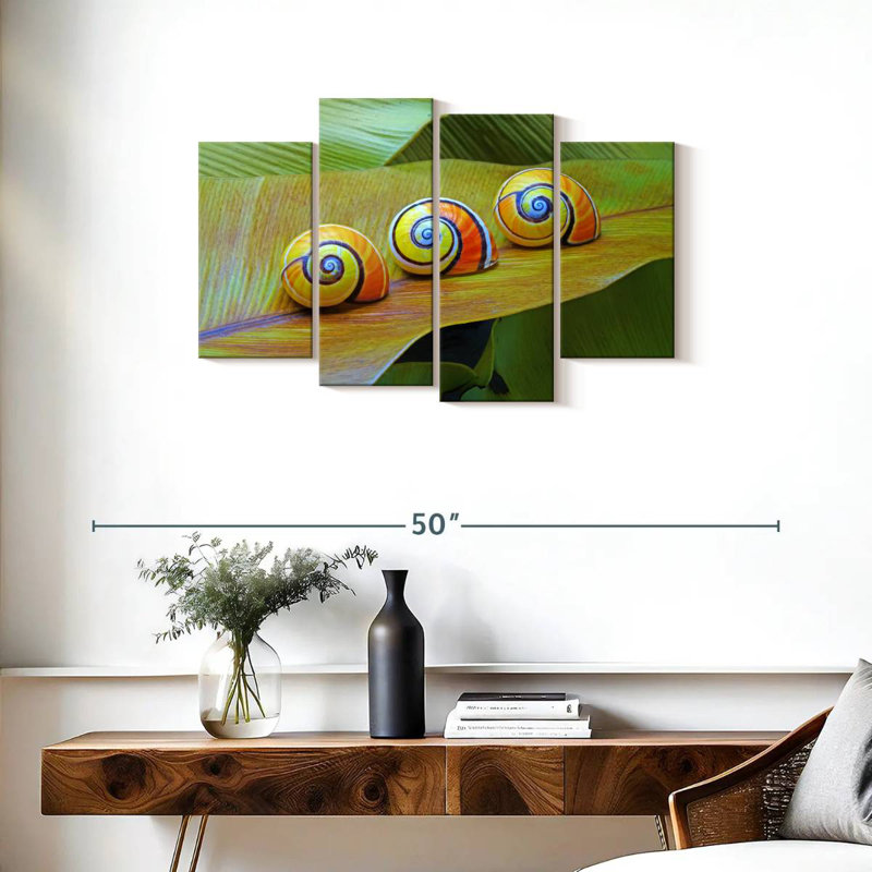 Brampt Cuban Snails, 22" H x 36" W