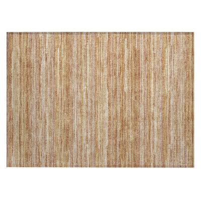 Machine Washable Indoor/Outdoor Chantille ACN2717 Striped Rug