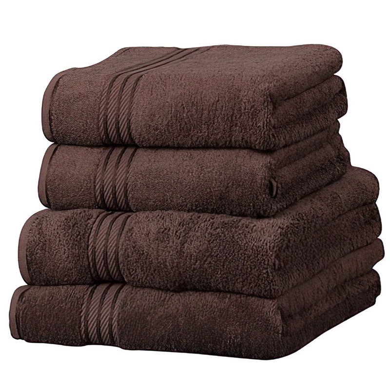 Berklie Midweight Fingertip Towel, Chocolate