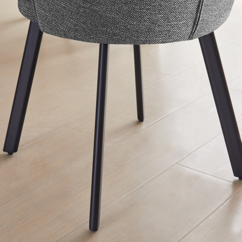 41cm H Fabric Upholstered Side Chair, Grey