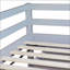 Lit mezzanine simple avec armoire à tiroirs