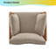 Méridienne moderne en corde 36 po - coussins imperméables beiges + structure en fer - mobilier de patio intérieur / extérieur Boho Chic (ensemble de 2)-1691335880