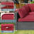 14-Piece Outdoor Cushion Cover Set with Zipper | Replacement Slipcovers for 6-Seater Patio Sofa | Washable Seat and Back Covers | Covers Only - No Inserts-512508931