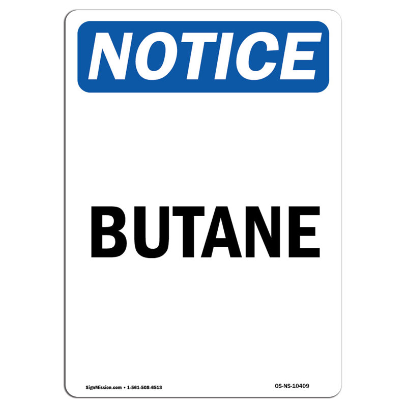 Plaque butane en aluminium 18 x 24, H 24 po x l 18 po x P 0,1 po