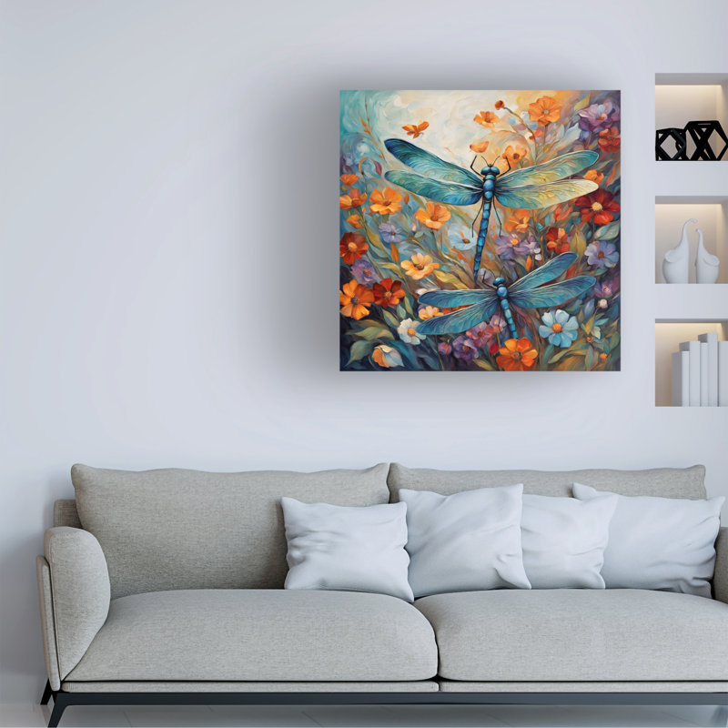 Art sur toile Tina Lavoie, H 18 po x l 18 po