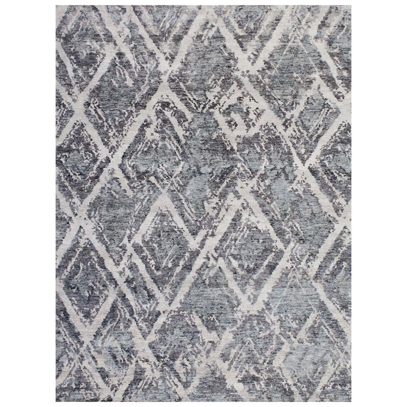 Wool Moroccan Area Rug, Rectangle 2' x 3'