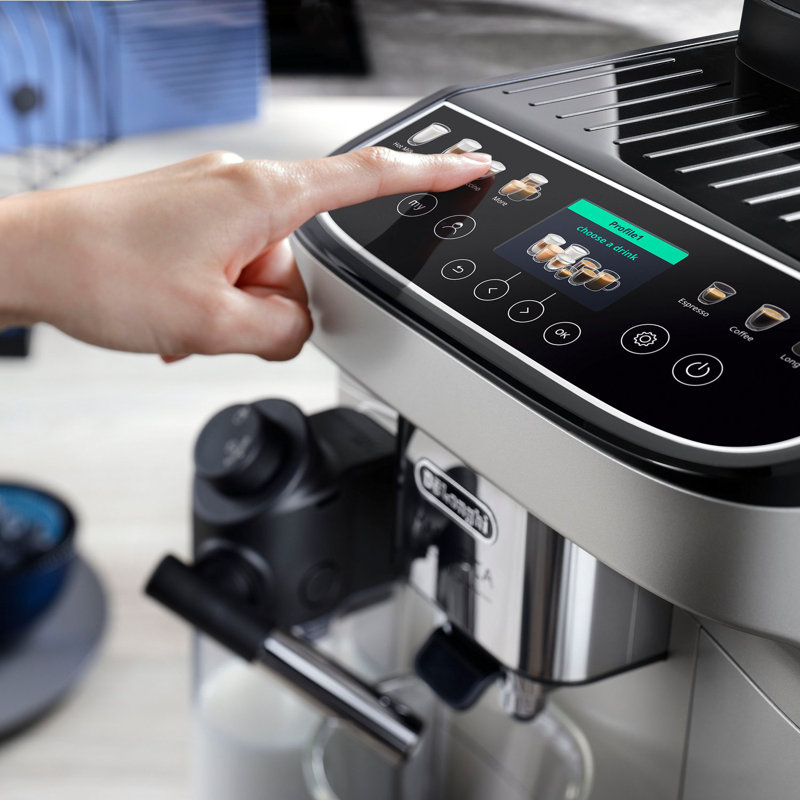 De'Longhi Fully Automatic Espresso Machine with Grinder & Milk Frother