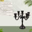 Bougeoirs de chandelier à bras de 8 pouces avec chandelles coniques Décorations gothiques Bougeoirs décoratifs pour fêtes-1892108929