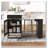 59.5"Kitchen Island With Extendable Dining Table, Kitchen Storage Table With Double-Sided Storage, Kitchen Island With 2 Drawers, Power Outlet, Side Open Shelves, For Kitchen-1517787898