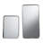 Metal Flat Wall Mirror with Shelves