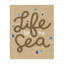  Art mural sur toile "Life by Sea Nautical Rope" par Deborah Curiel-988420943
