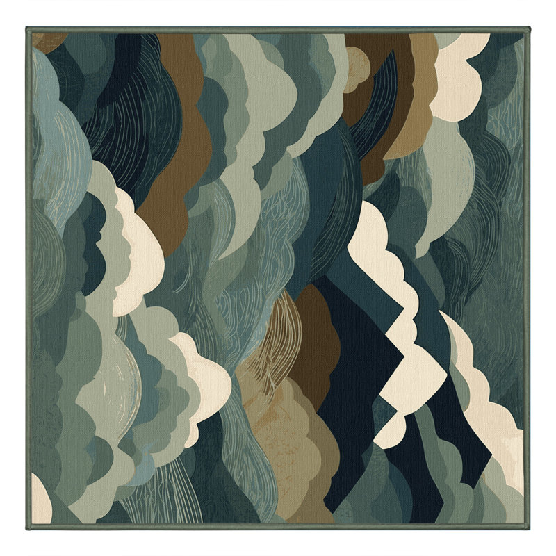 Dusk Glow Rug, Square 5'