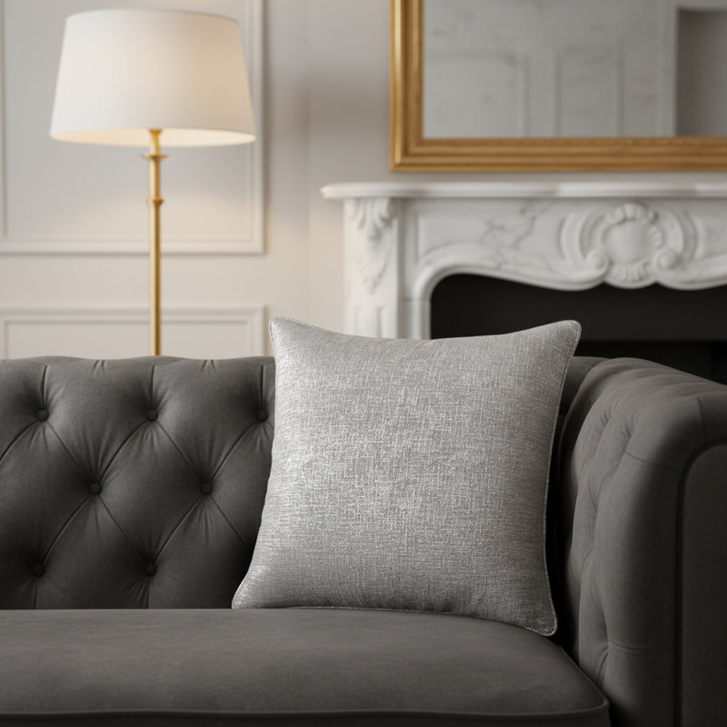 Alderon Velvet Square Pillow Cover & Insert