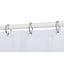 Tringle de douche à fixation murale en aluminium antirouille Utopia Alley-69959846