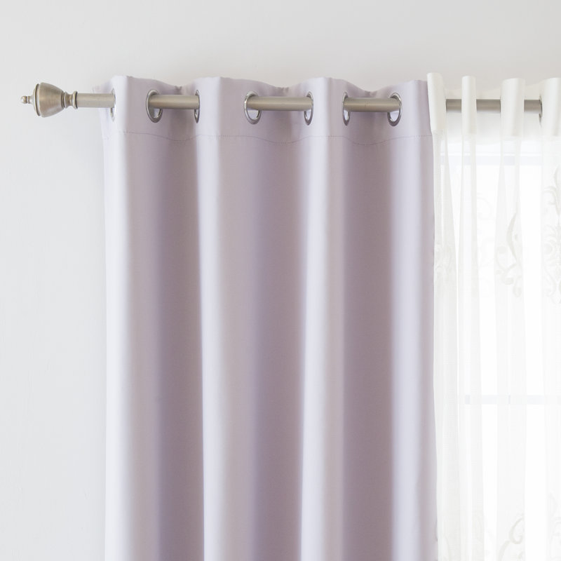 Serovpe Blackout Sliding Panel Pair, Lilac