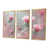 Toile avec cadre flottant or