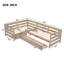 Lit plateforme simple en L avec tiroirs-2108074607