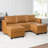 Sofa with Double OttomanAir Leather
