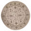 Hand Knotted Wool Area Rug in Ivory/Gold