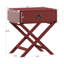 Table de chevet à 1 tiroir Marotta-18733259
