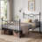 Bed Frame With Headboard,metal Platform Bed Frame Mattress Foundation With Footboard-765760071-752890906