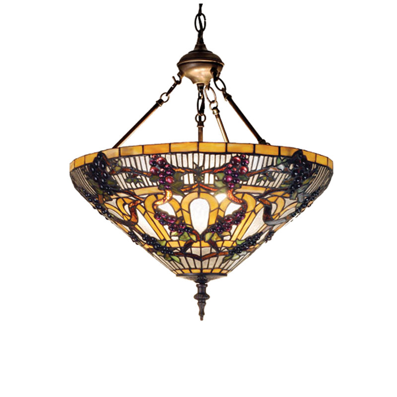 Tiffany 3 - Light Pendant, 65" H x 24" W x 24" D