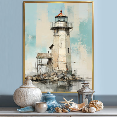" Gray Minimal Coastal Light House "
