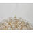 Eclectic Gold LED Gold Globe Chandelier-29552659-88143391
