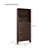 3 Flip Drawers Shoe Cabinet For Hallway. Solid , Walnut Hue. Metal Handles, Spacious Storage With And Open Shelves. Living Room Storage. Color, Modern Look