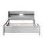 Lit de rangement Holman Guilluame, lit plateforme avec éclairage à DEL intégré, tête de lit et garde-corps de rangement, cadre de lit-1195646518-1195646516