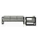 Smith Patio Sofa and Lounge Chair with Sunbrella® Cushions