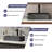 CASAINC Maple 12.79'' Concrete Rectangular Bathroom Sink-86669193