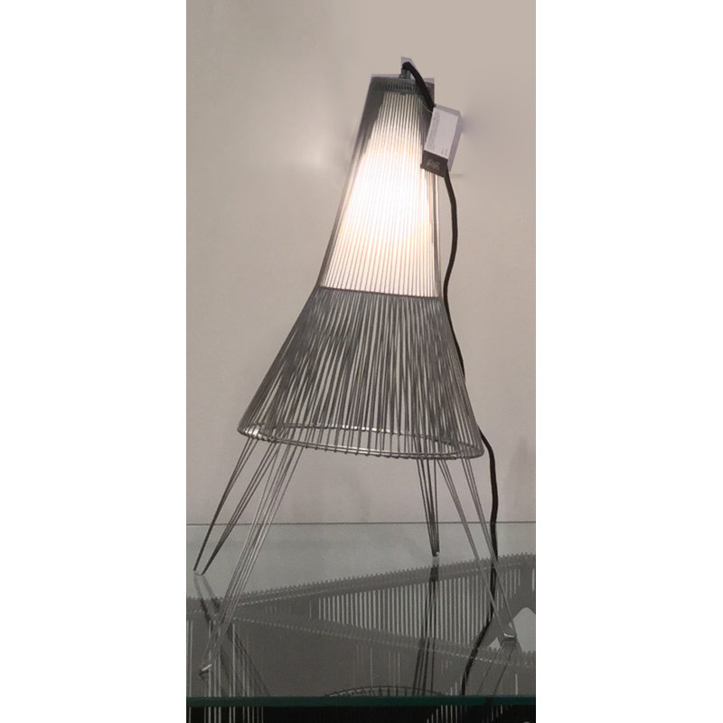 Schema Desk Table Lamp, Dark Gray, 16" H x 12.5" W x 11.5" D