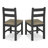 6 - Person Pine Solid Wood Solid Wood Top Trestle Dining Set