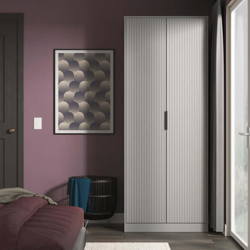 Takirra Double Wardrobe, Grey