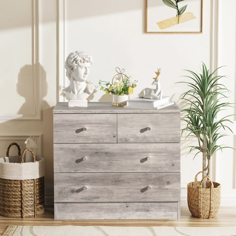 Commode haute 22 po, Gris