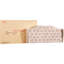 Grand lit tapissier beige en velours, beauté transitionnelle, support