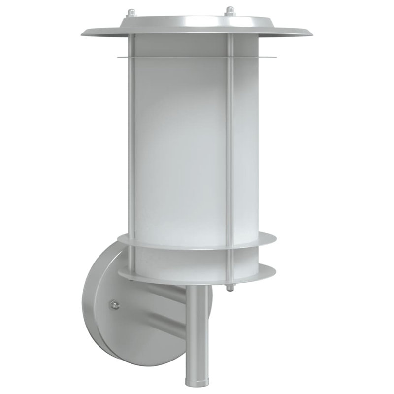 Darquez Plug-in 1 Light Outdoor Wall Light, Silver