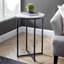 Mugsy Cross Legs End Table-602664485-602664484