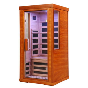 Home dry infrared sauna red light 1person