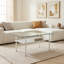 Table basse moderne en verre pour salon-133962612