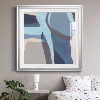 Blue Chrysalis II - reproduction encadrée de qualité supérieure - prête à être accrochée