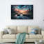 Ensemble de 1 tableau sur toile Aurores boréales-129320855-129320853