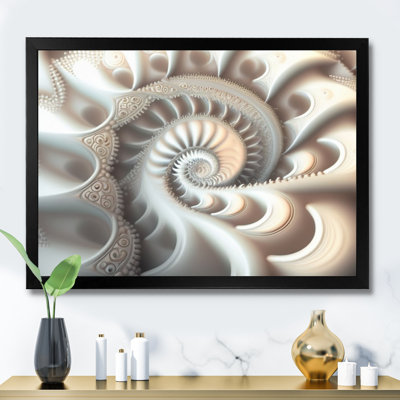 Lilya " White Fractal Spiralling II "