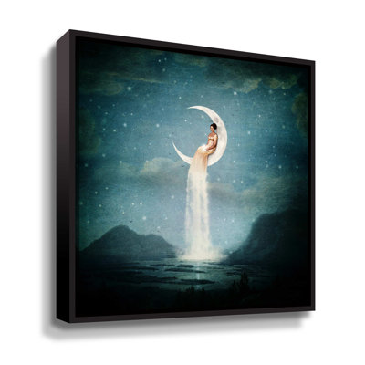 Moon River Lady - Impression sur toile