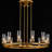 Andrade 12-Light Dimmable Metal Wagon Wheel Chandelier-843238402