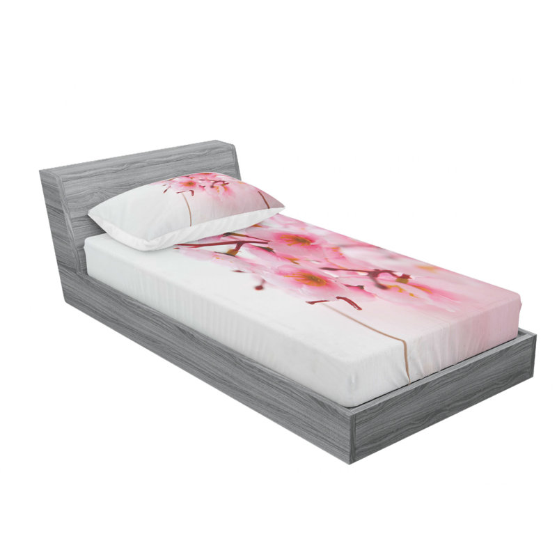Ensemble de draps Cherry Blossom Petals, Simple TG