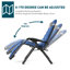 Chaise inclinable avec coussin Myalee